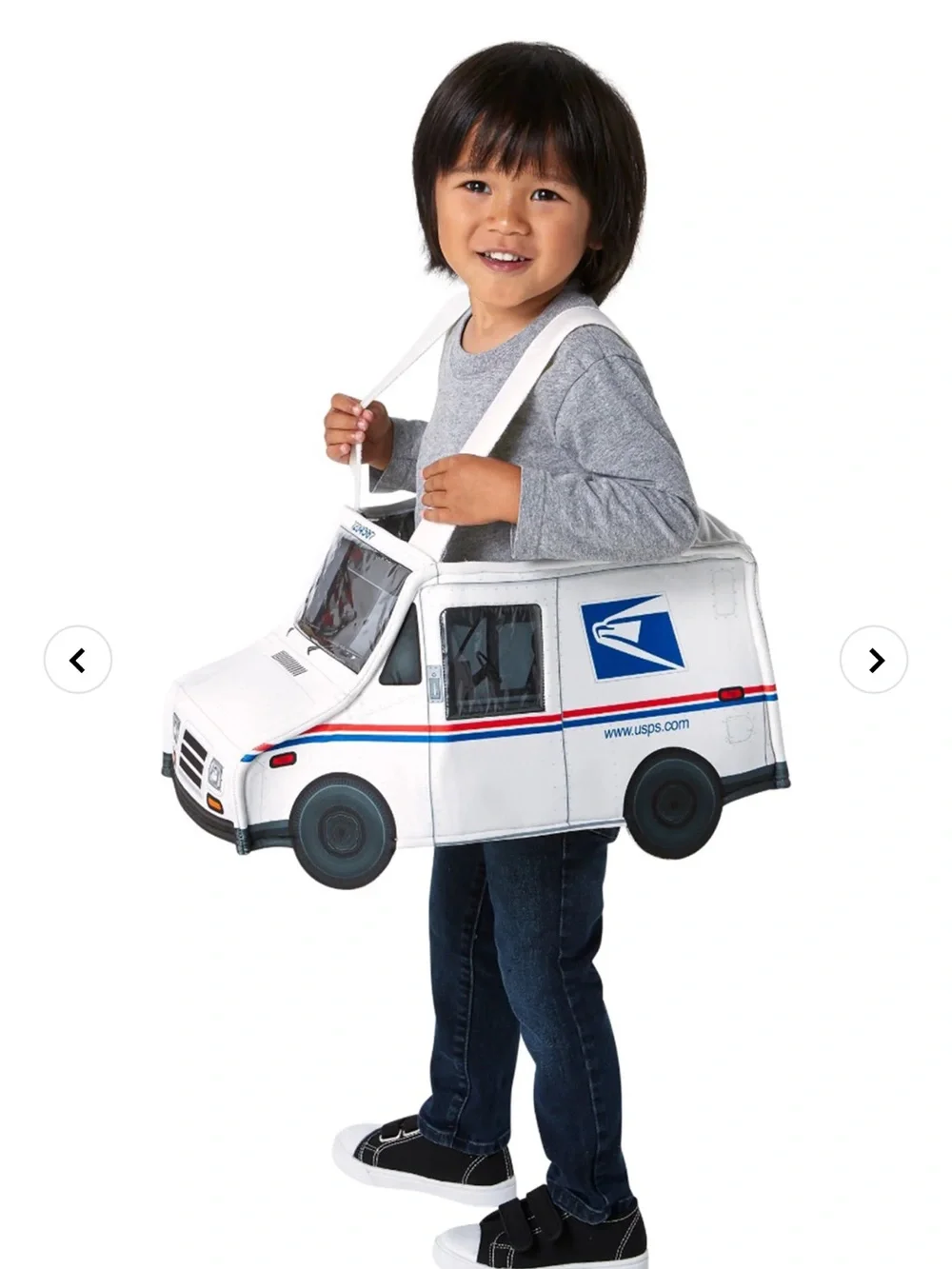 USPS Mail Truck Kids Halloween Costume toddler 4T